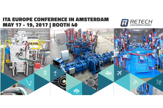 Retech Systems präsentiert Fortschritte in Bezug auf die Produktion von Gamma-Titan-Aluminium-Barren und Pulver auf der ITA Europe Konferenz in Amsterdam