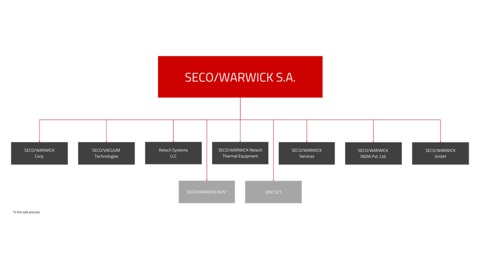 SECO/WARWICK ХОЛДИНГОВЫЕ ПРЕДПРИЯТИЯ